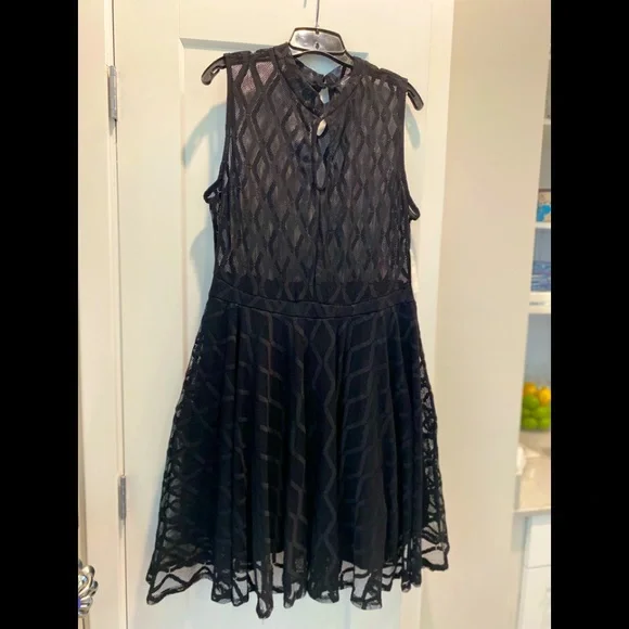 slim fit dress slacks Mary Mesh Dress Large main image 0